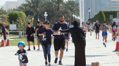 The beach run is popular with families and more serious runners.