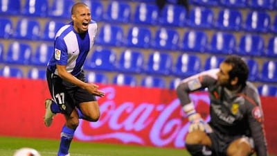 David Trezeguet scored plenty of goals for Hercules in the Spanish Primera Liga.