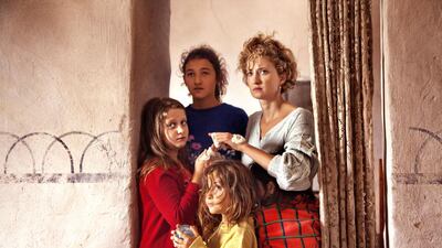 Clockwise from left, Agnese Graziani, Maria Alexandra Lungu, Alba Rohrwacher and Maria-Stella Morrow in a scene from Le Meraviglie (The Wonders), the only Italian film in competition this year at Cannes. Courtesy Cannes International Film Festival