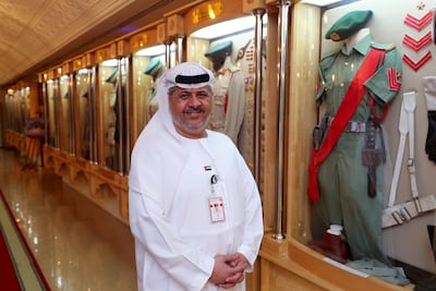 Director of the Dubai Police Museum Lieutenant Mansoor Al Mansoori. Chris Whiteoak / The National