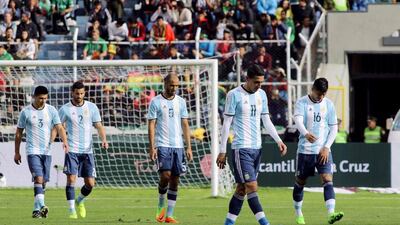 Argentina lost to Bolivia without Lionel Messi on Wednesday and will have to contest their next three 2018 World Cup qualifying games without their best player, including the away trip to Uruguay. Daniel Rodrigo / Reuters