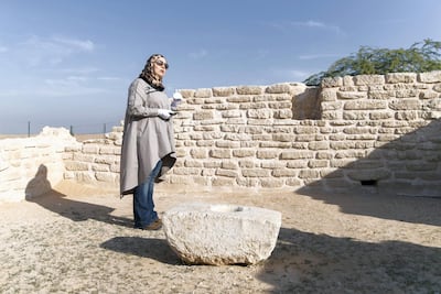 Rania Kannouma, Head of Archaeology Department at UAQ Department of Tourism and Archaeology, says exciting discoveries await for those digging into the past. Reem Mohammed/The National