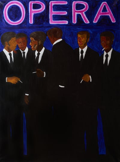 Gideon Appah's work 'Opera', 2020–2021. Photo: Gallery 1957