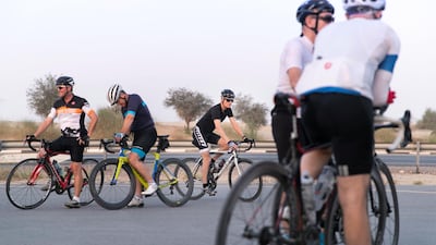 Several roads will be temporarily closed across the city on Friday as the Spinneys Dubai 92 Cycle Challenge kicks off. Reem Mohammed / The National