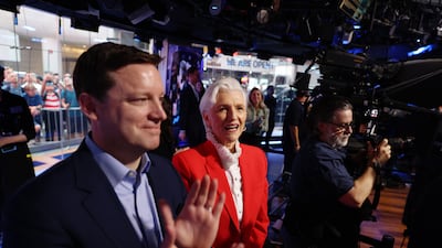 Maye Musk, mother of Elon Musk, during the company's IPO. Bloomberg
