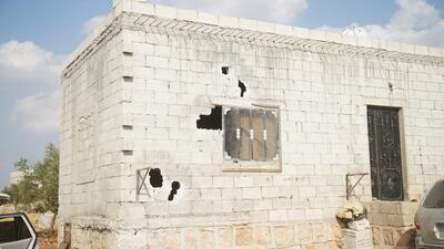 The site in Syria where Abu Bakr Al Baghdadi was thought to be in hiding. Yahya Nemah / EPA