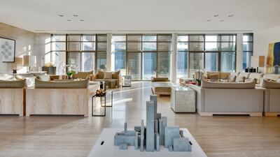 The open and airy living room