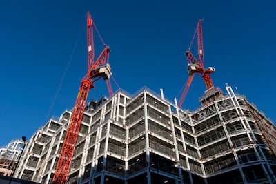 Construction performed well in January with housebuilders having a good month. Getty Images