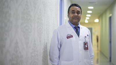 Dr Job Simon, endocrinologist at Burjeel Hospital, says metabolic surgery may help those with early-stage diabetes. Mona Al Marzooqi / The National
