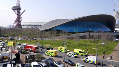 A “major incident” was declared on Wednesday after a gas leak in east London forced police to evacuate the Aquatics Centre at the Queen Elizabeth Olympic Park, a venue that was used for the 2012 Olympic Games. PA