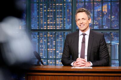 Seth Meyers is the host of 'Late Night with Seth Meyers'. Getty Images