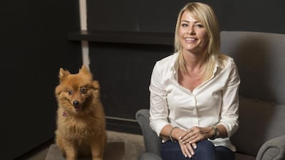 Karalynn Thomson started the Animal Agency, an SME that arranges animals for photoshoots and films , last year. Antonie Robertson / The National