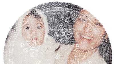 Arwa Abouon’s work often mixed autobiography with traditional Islamic motifs. Here, 'Celestialsphere' (2005)