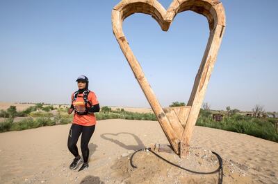 Ayesha Ahmed Foolad at Love Lakes, Dubai. Photo: Ruel Pableo for The National