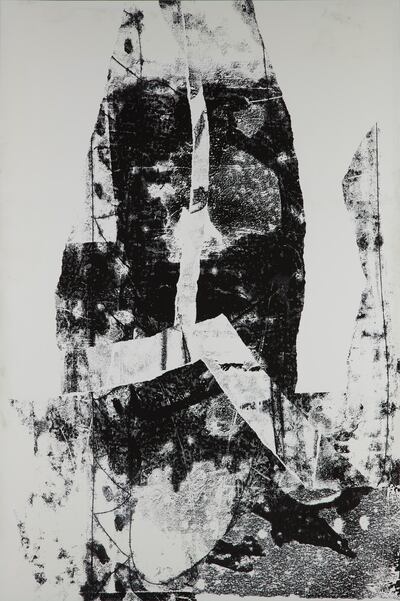 'Black and White Formation' by Abdulrahim Salim. Courtesy the artist and Cultural Foundation