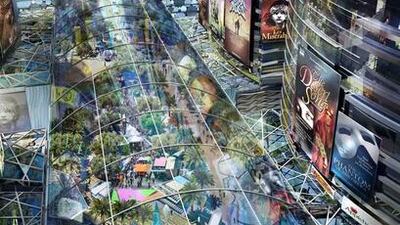 Mall of the World will be covered by a dome that will be opened during the winter months. Courtesy Dubai Holding