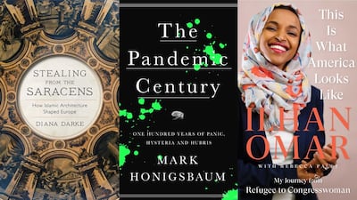 Stealing From The Saracens, Pandemic Century, and This Is What America Looks Like. Courtesy Hurst