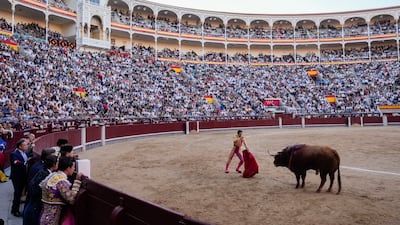 Spanish bullfighter Pablo Aguado during the Autum Fair bulfighting at Las Ventas bullring in Madrid. EPA