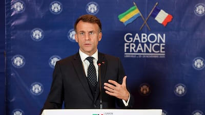 French President Emmanuel Macron has highlighted the need for 'broader consultation' with Europe as part of Ukraine peace talks. EPA