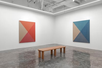 Taking Form is Rana Begum's fifth exhibition at The Third Line in Dubai. Photo: The Third Line