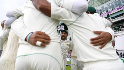 Pakistan captain Sarfraz Ahmed sees on the bright side of the second Test defeat. Gareth Copley / Getty Images