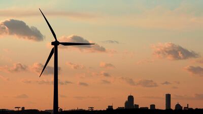 The IEA has revised its outlook for renewable energy in the Mena region, citing financial constraints in Iran and Egypt. Stephan Savoia / AP