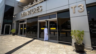 Passengers require a valid passport to leave the UAE and enter other countries. Victor Besa / The National