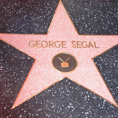 George Segal's star on the Hollywood Walk of Fame. EPA