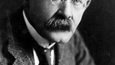 Manchester students are not impressed by Imperial era Nobel Laureate Rudyard Kipling. (Photo by Rischgitz/Getty Images)