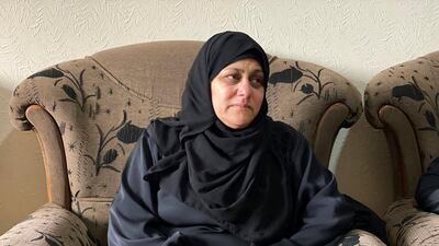 Mirvat, Mohammed Al-Na'em's mother, at her son's funeral