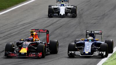 Race at the Formula One Grand Prix of Italy at Autodromo di Monza on September 4. Charles Coates / Getty Images