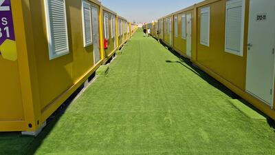 Once the World Cup is over, the cabins will be donated by the Qatari government to refugee camps overseas