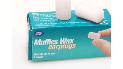 Boots Muffles Wax ear plugs. Tina Chang / The National