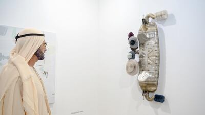 Sheikh Mohammed bin Rashid visited Art Dubai.