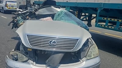 Fujairah Police are investigating the fatal crash on Wednesday that resulted in the death of an Emirati woman and her young daughter. Photo: Supplied