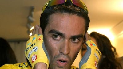Alberto Contador blamed steak he had eaten for his high reading of clenbuterol.