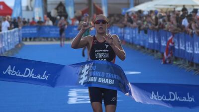 Jodie Stimpson returns to Abu Dhabi to defend the title she won last year. Ravindranath K / The National