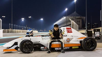 Saad Ali is aiming to become the first driver from Pakistan to race in Formula One. Asad Ali / AFP