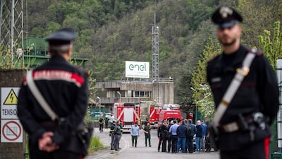 Three people were injured in the blast, and authorities say one is in serious condition. EPA