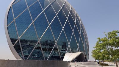 The Aldar HQ building in Abu Dhabi. Delores Johnson / The National