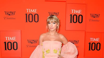 Taylor Swift arrives on the red carpet for the Time 100 Gala at the Lincoln Center in New York on April 23, 2019. AFP