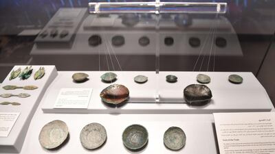 Some of the items on display at the Saruq Al Hadid Museum at Al Shindagha, in Bur Dubai. Wam