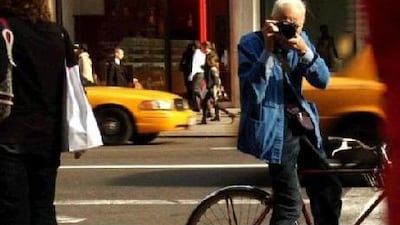 A scene from Bill Cunningham New York.