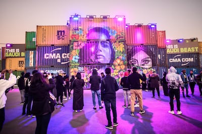 A music festival in Riyadh, MDL Beast, brought together the best in music, performing arts and culture, December 2019. MDL Beast