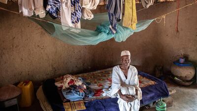 Fily Kamara, 76, was treated for river blindness decades ago and still has his eyesight, although it is greatly diminished. Courtesy Ed Kashi