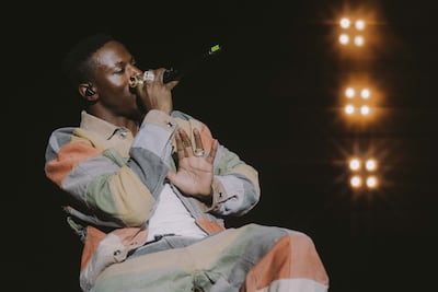 Rapper Joey Bada$$'s Sole DXB concert was presented by Les Benjamins. Photo: Sole DXB