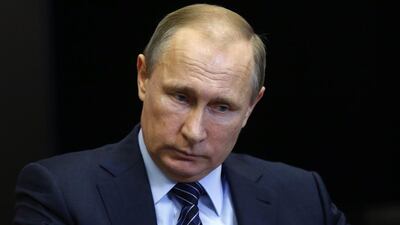 President Vladimir Putin is trying to enhance Russia's influence in the Middle East without losing the support of allies in the region. Maxim Shipenkov / AP