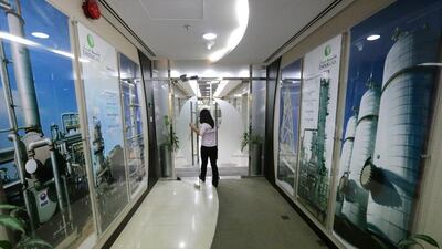 The Dana Gas office at Crescent Tower in Sharjah. Jaime Puebla / The National