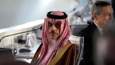 Saudi Foreign Minister Prince Faisal bin Farhan said Riyadh will not engage with the Lebanese government. AP