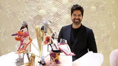 Brian Atwood's colourful designs are inspired by everything from Frida Kahlo to Aztec beading. Pawan Singh / The National